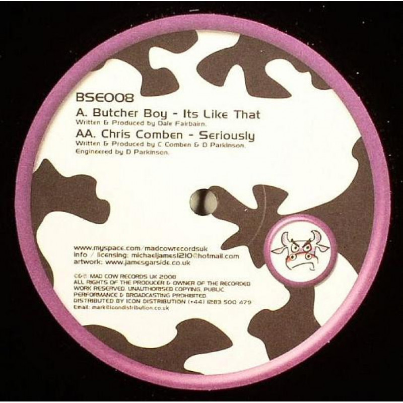 Butcher Boy / Chris Comben – Its Like That / Seriously Butcher Boy / Chris Comben – Its Like That / Seriously