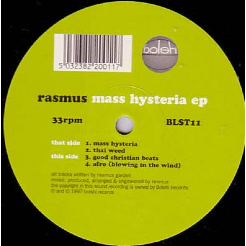 Rasmus - Mass Hysteria EP Rasmus - Mass Hysteria EP